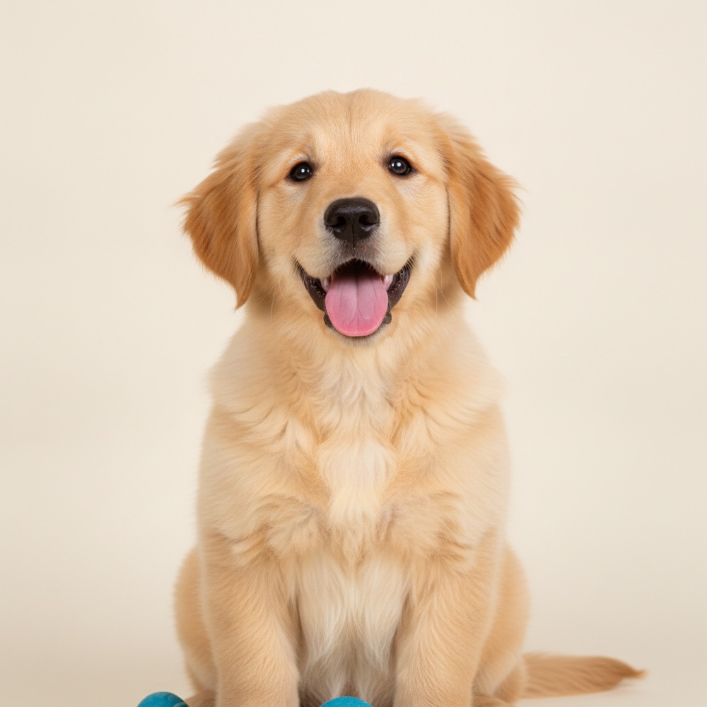 Original photo of a puppy